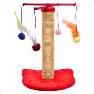Arranhador Para Gatos Brinquedo Para Arranhar Cara De Gato Interativo Sisal - Petliz