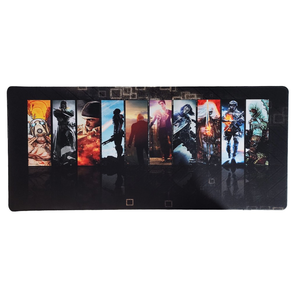 Mouse Pad Gamer Grande 90x40 Desenho Impresso Deskpad Speed Tecido Borracha 90cm x 40cm 90 x 40 cm Borda Costurada Escritório mesa ergonomico confortável Personalizado Mousepad extra apoio teclado desk ped ergonomico mause extra xg