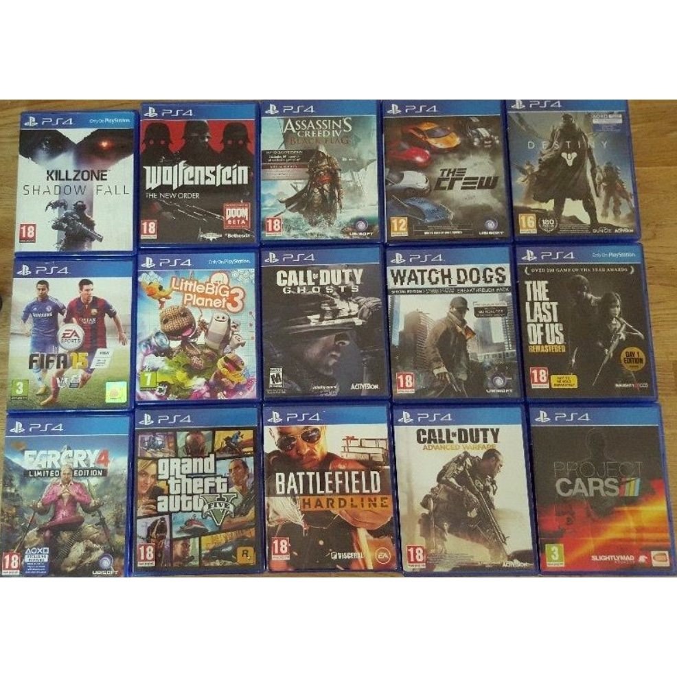 Jogos Para PS4 Midia Fisica Play 4 Playstation 4 Original GTA Beyond God of War Call of Duty Uncharted Fifa Crew