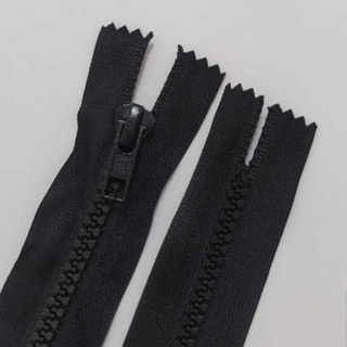 Zíper Tratorado 15cm #5 Preto - 5 Unidades