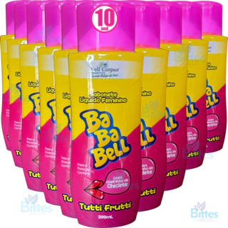 KIT 10 Sabonete íntimo Bababell tutti frutti Perfumado Bell Corpus