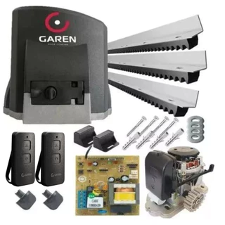 Kit Motor Eletrônico Deslizante Portão de Correr Garen 500 kilos