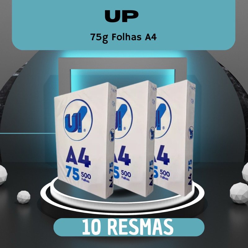 Papel Sulfite Up 500 Folhas Cx Com 10 Pacotes5000 Fls Shopee Brasil 2839