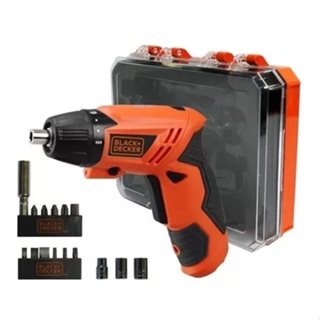 Parafusadeira Bateria 4,8v Kit 16 Pçs E Maleta Black Decker