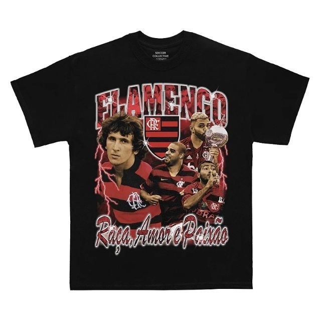 Camiseta Unissex Flamengo Vintage Algodão Alta Qualidade Envio Rapido Plus Size