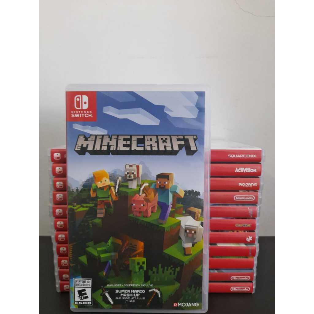 Minecraft nintendo switch midia fisica original faz a boa 