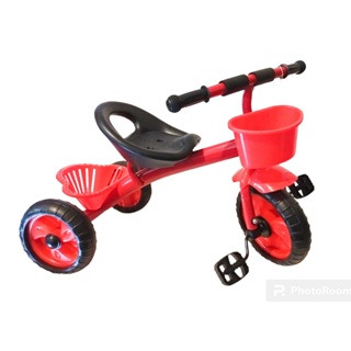 Triciclo Infantil Kemotoka Baby Dog C/ Haste Removível Proteção Lateral  Pedal Apoio p/ os Pés Chave que gira Motoca Menino Menina Suporta até 25kg  - Kendy - Velotrol e Triciclo a Pedal 