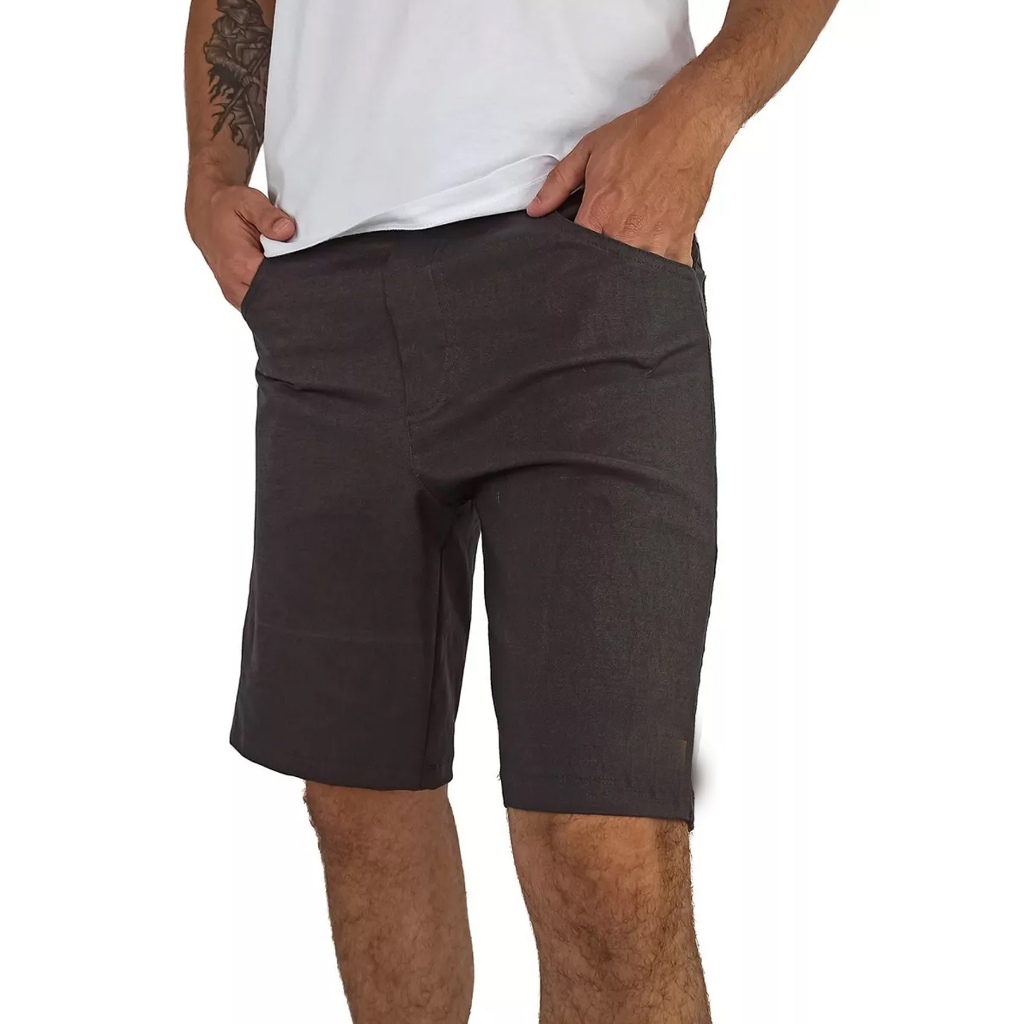 Bermuda Alfaiataria Masculina Skinny Premium Bengaline