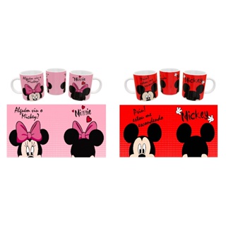 Kit Caneca Minnie e Mickey - 2Uni.