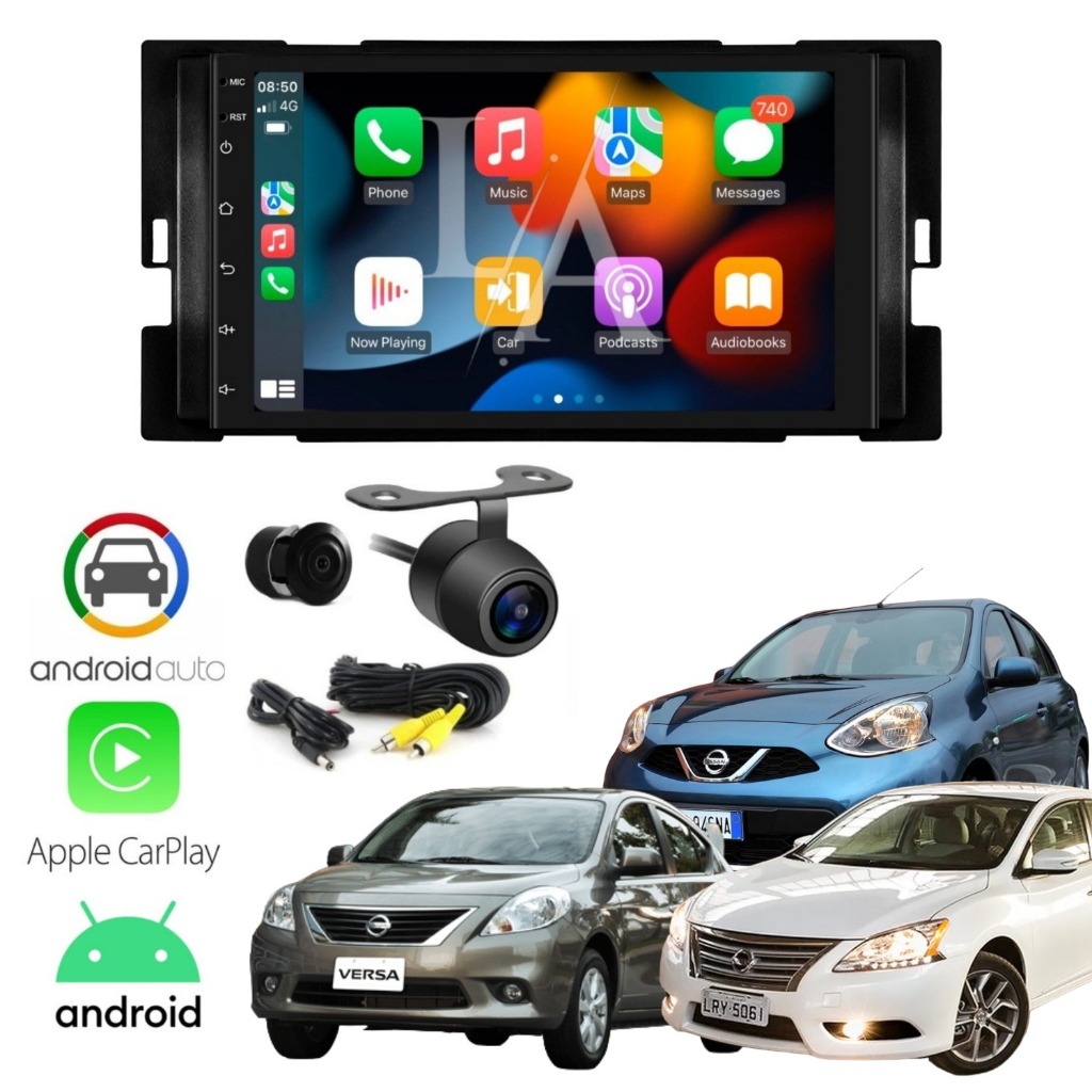 Central Multimidia Android Carplay Nissan March versa Sentra Shopee