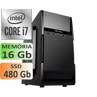 Computador PC intel i3, i5 ou i7 Memória 8 ou 16GB SSD 120, 240 , 480 Gb ou 1Tb Tudo Novo com garantia WIFI Incluso