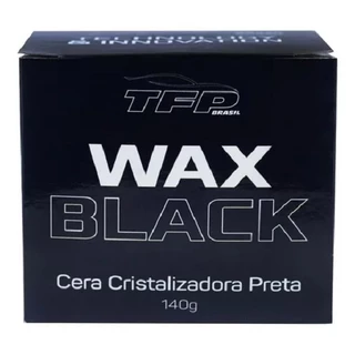 Cera Cristalizadora Preta 140g Wax Black TFP Brasil Cia