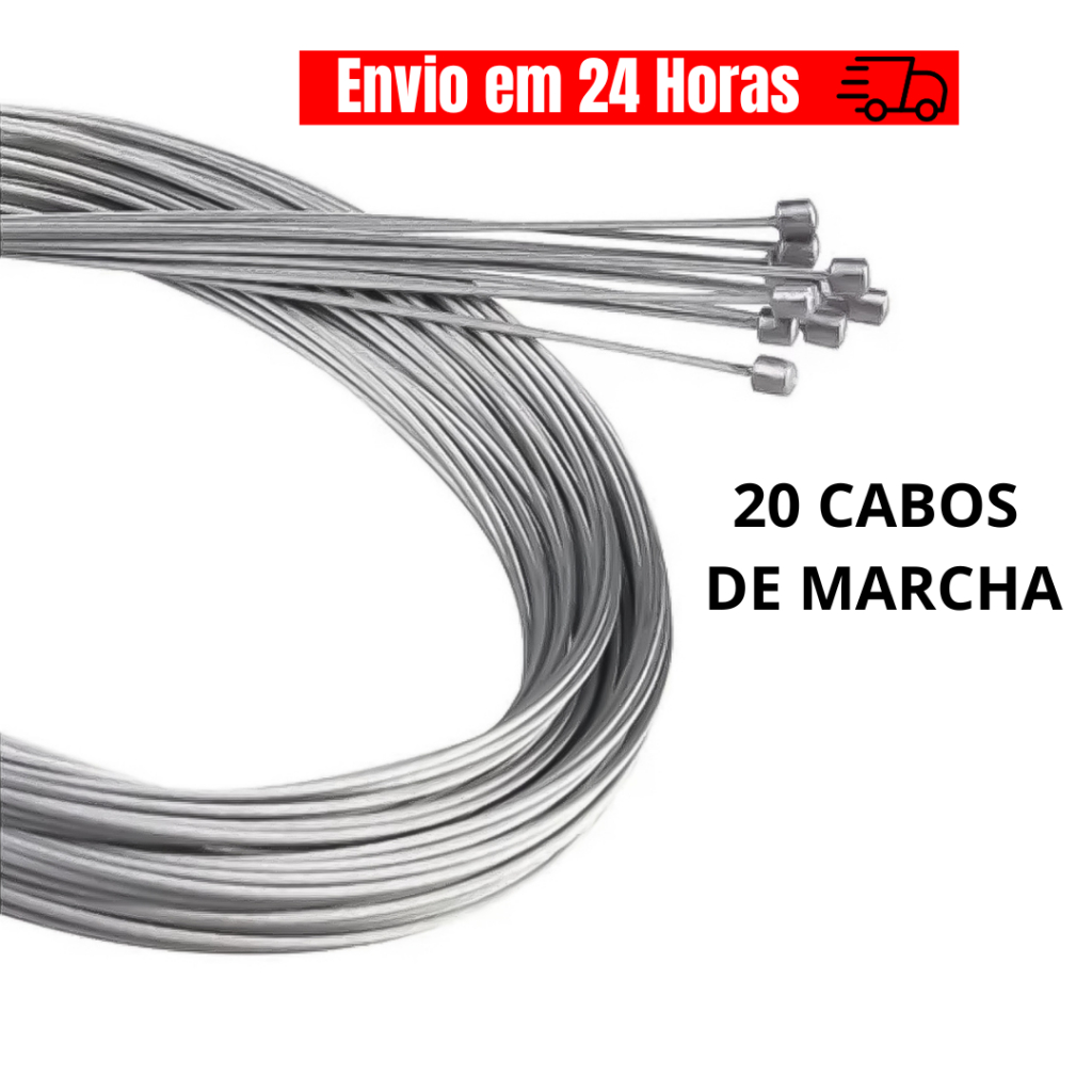 20 Cabos de Marcha Aço Bicicleta Cambio Dianteiro / Traseiro 1900mm ...