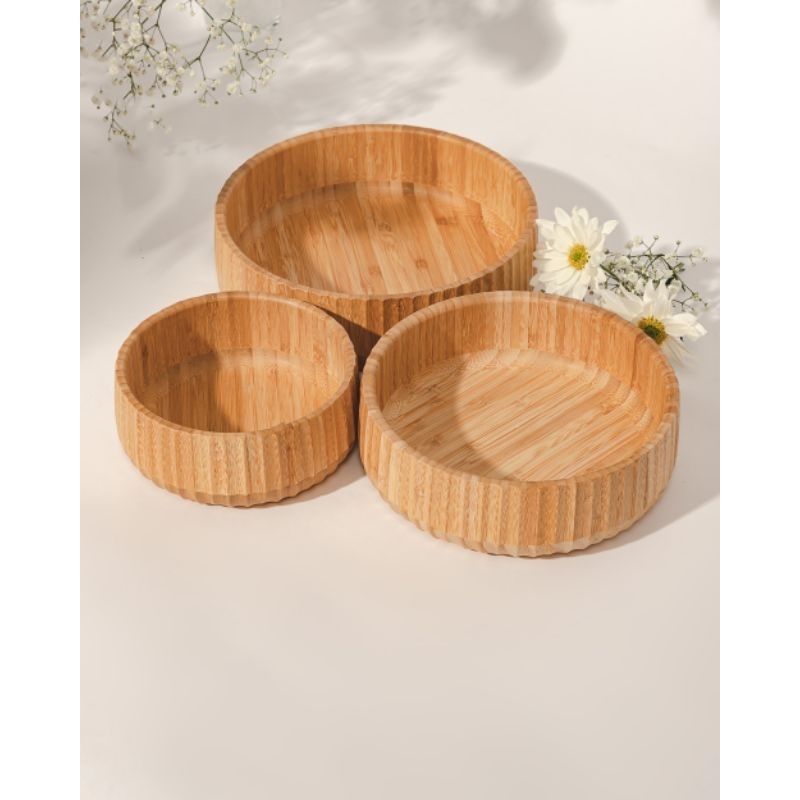 Bowl de bambu canelado Oikos