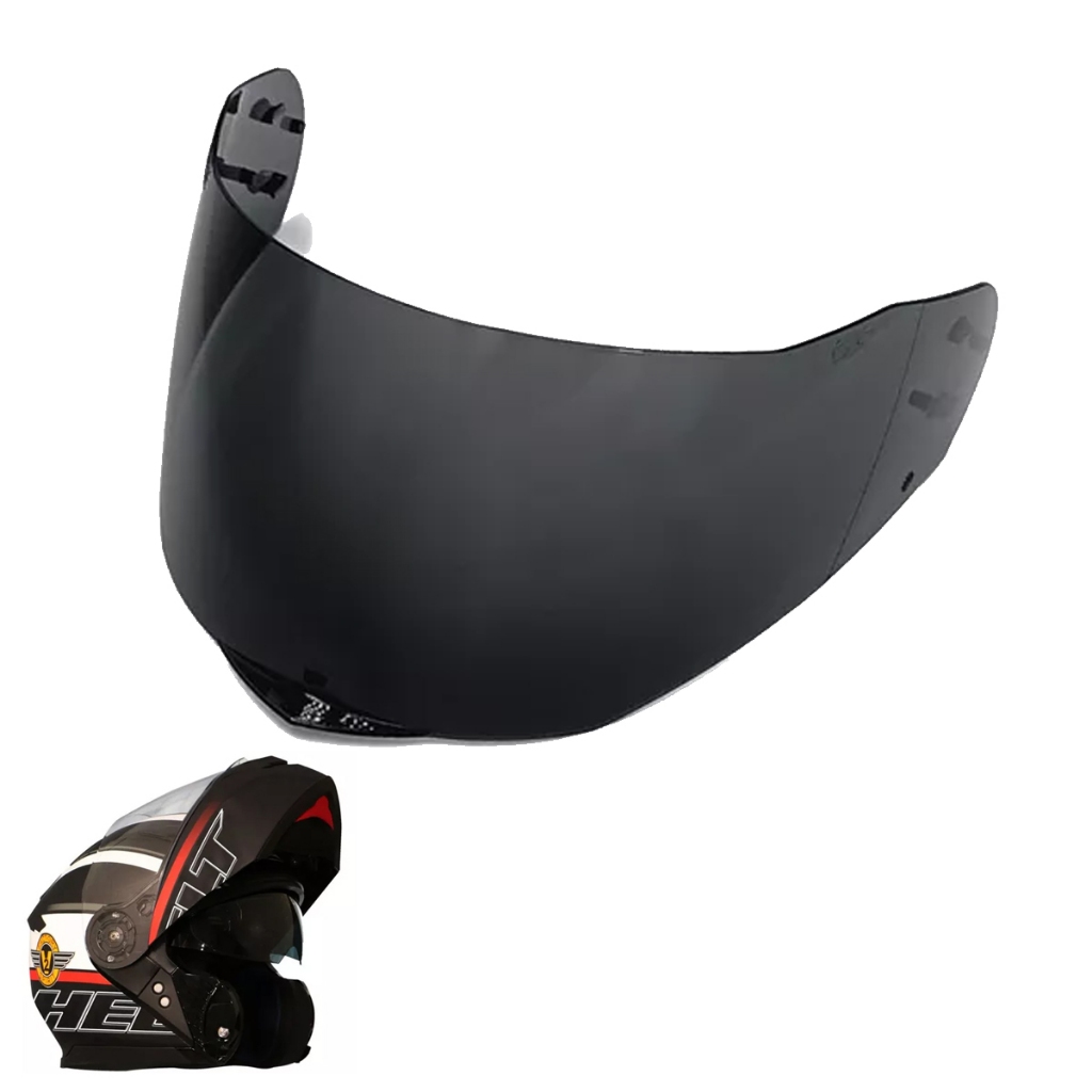 Viseira Helt - New Hippo Glass Robocop fumê