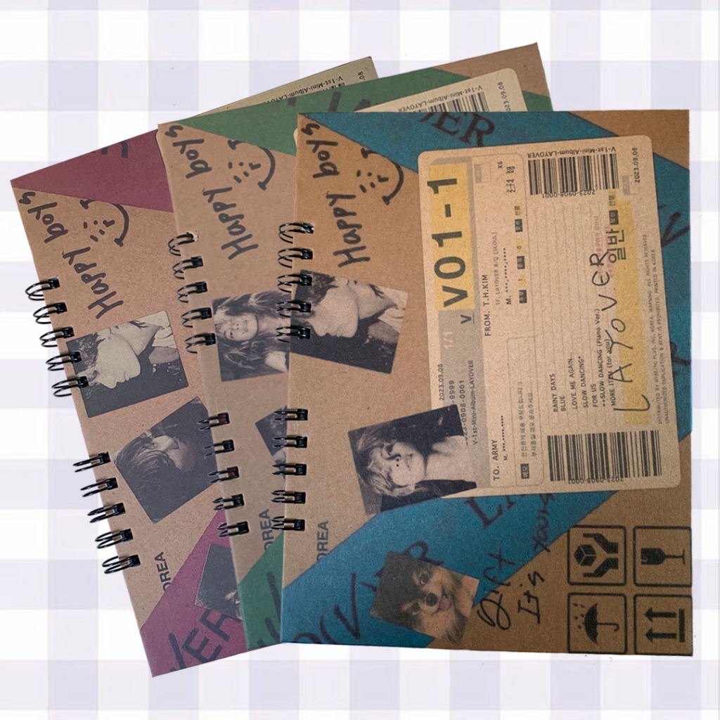 Caderno BTS V - Layover