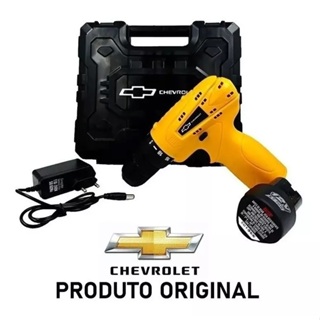 Parafusadeira Furadeira À Bateria Bivolt 12v - Chevrolet