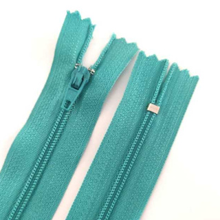 Zíper Nylon Comum 15cm Verde Médio