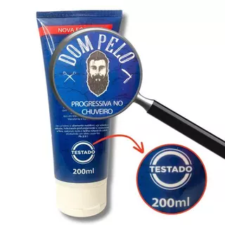 Progressiva de Chuveiro Dom Pelo 200ml Progressiva Capilar Show de Liso Escova