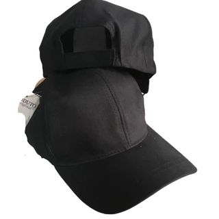 Boné Preto Liso Básico Aba Curva Unissex