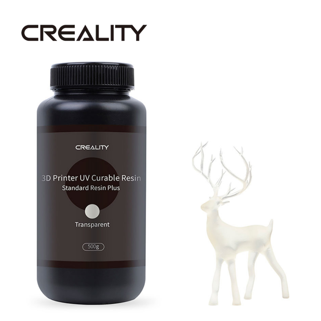 Resina Creality Standard Plus Transparent/Transparente 500g