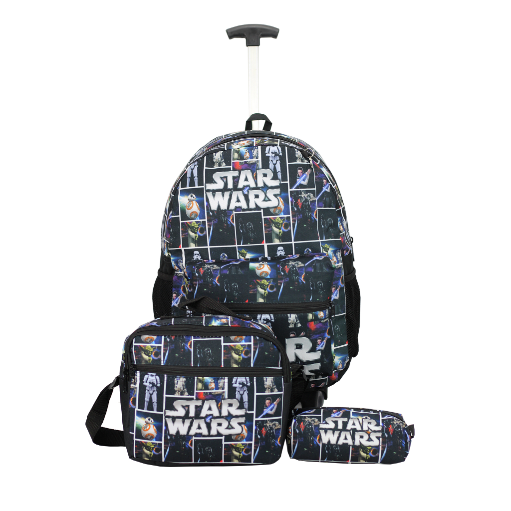 Mochila Juvenil Escolar Star Wars O Filme Completa | Shopee Brasil