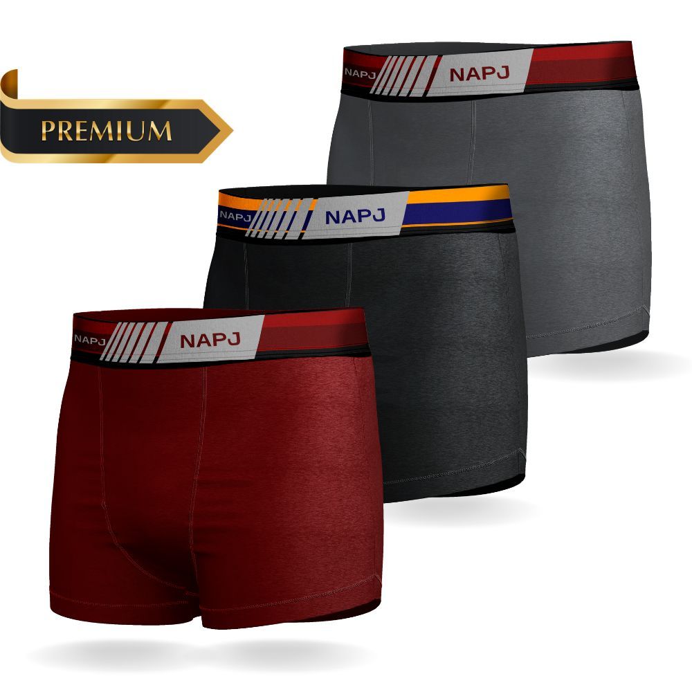 Cuecas Masculinas WINDAY B622 - Poliéster Elastano Pacote 2-8 Cores