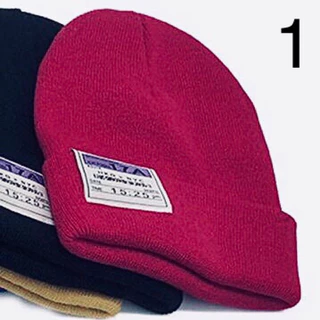 Touca Gorro Vermelha Preta Azul Marinho com Etiqueta ou Lisa