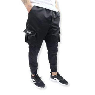 Calça Corta Vento Jogger Cargo Hunter Unisex