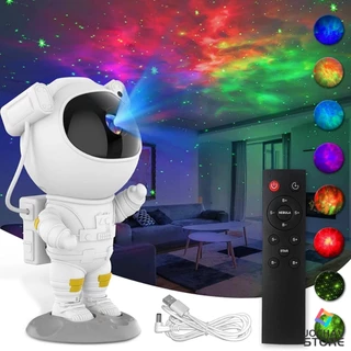 Projetor De Luz Astronauta Led Galáxias E Estrelas Com Bluetooth Noturna Céu Estrelado Estrela Luminária Astronauta Projetor Para Quarto Decoração Crianças Presente De Natal HX618