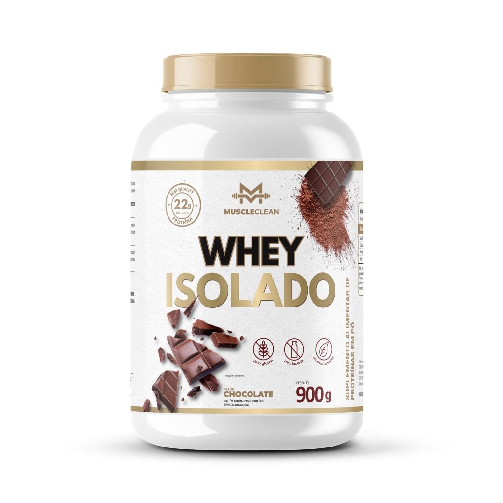 Whey Isolado (Zero lactose) 22g de proteína por dose