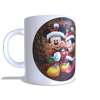 Caneca personalizada Feliz Natal mickey Mouse
