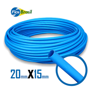 100 Metros, Tubo Mangueira d'agua PEAD 1mpa, 20mmx15mm padrão Copasa, Sabesp, etc. Saneamento básico.