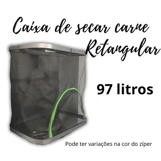 Caixa para secar carne faz charque e carne de sol, de ACM telada portátil