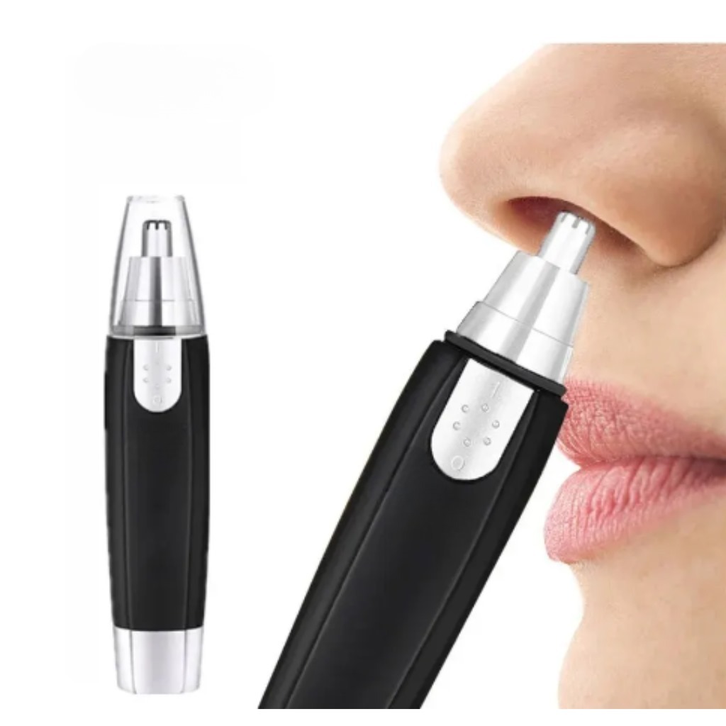 Aparador Removedor de Pelos Elétrico/Portátil para Nariz/Orelha/Rosto Depilador Facial