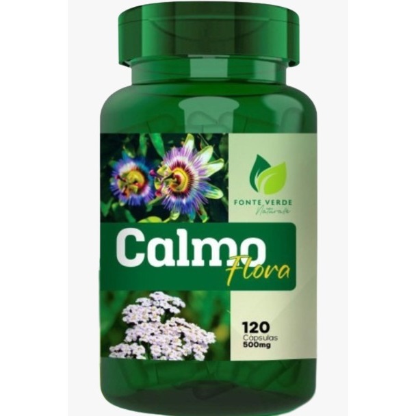 Composto Calmo Flora 500MG 120 Capsulas Fonte Verde | Shopee Brasil