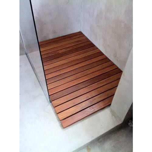 deck de madeira piso de madeira para banheiro area de lazer jardim 40x60