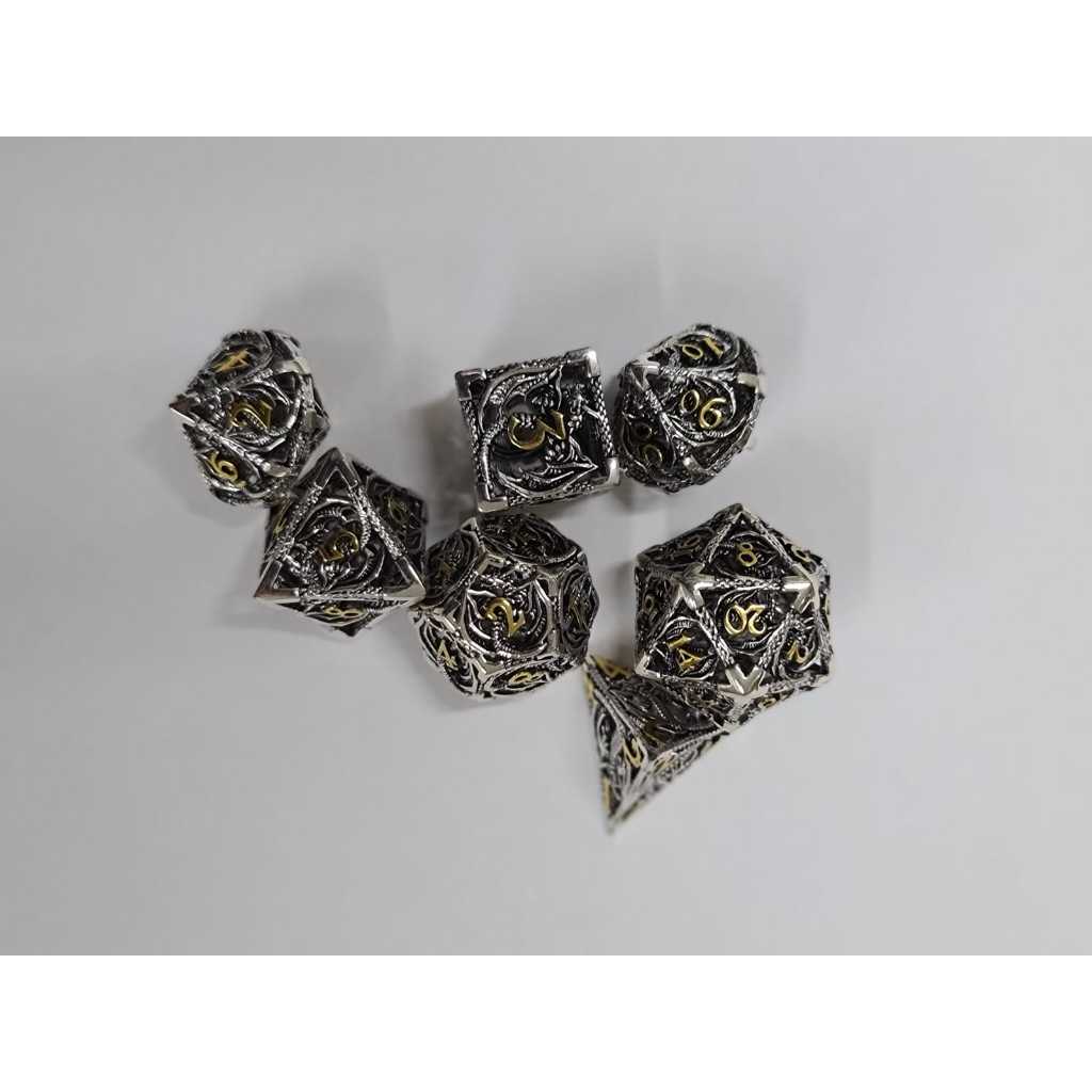 Kits de dados de Metal para RPG