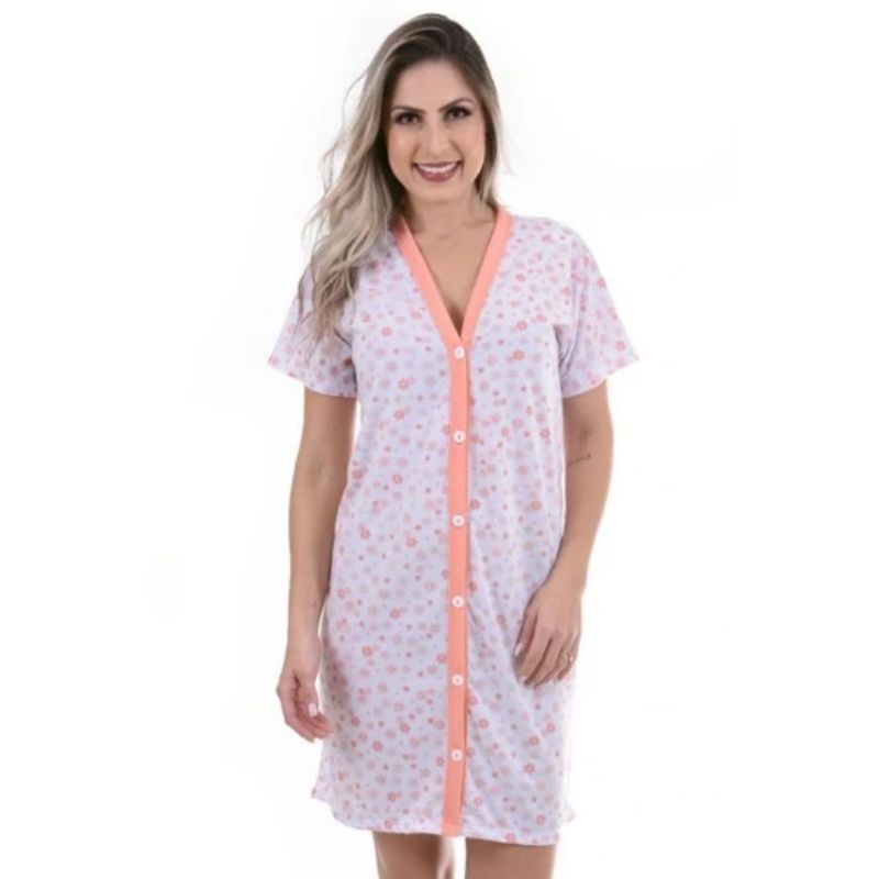 Camisola Curta Estampada - Maria Pijama