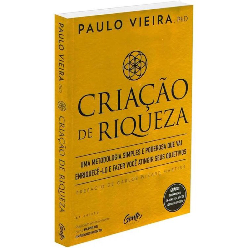 Livro Criação de Riqueza | Shopee Brasil