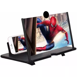 Lupa De Tela 10 Polegadas Para Celular Ampliadora 3D Com Zoom Dobrável Original Envio Imediato