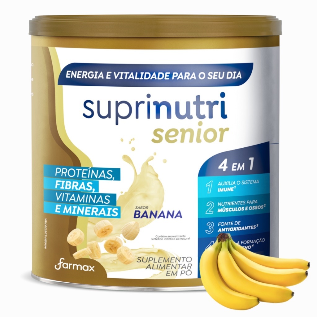 Suplemento Alimentar Suprinutri Senior em Pó Multivitamínico Sabor ...