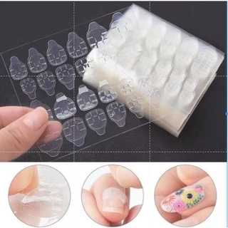 KIT 288 Cola Adesivo para unha Dupla Face Adesivo Fita Falso Pregos Arte Decoração de unha