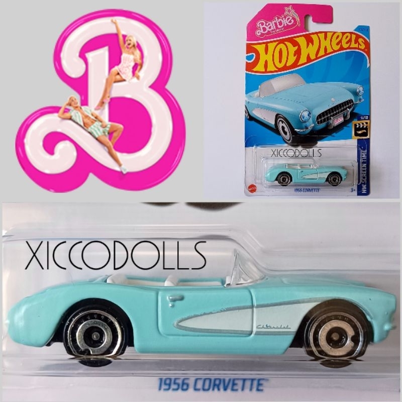 Hot wheels corvette store barbie