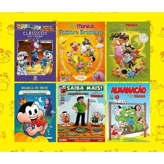 Coleção Turma da Mônica - Clássicos do Cinema / Lendas Brasileiras / Folclore / Almanacão