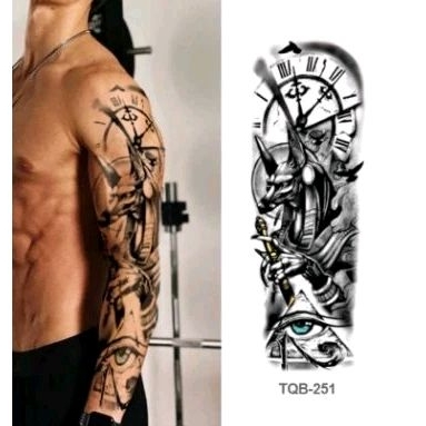 Tatuagem temporária fechamento de Braço.