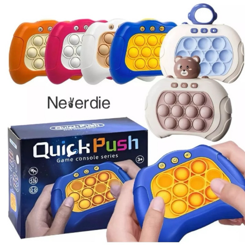 Jogo Competitivo Quick Push Bubble, Console Series Fidget Toy