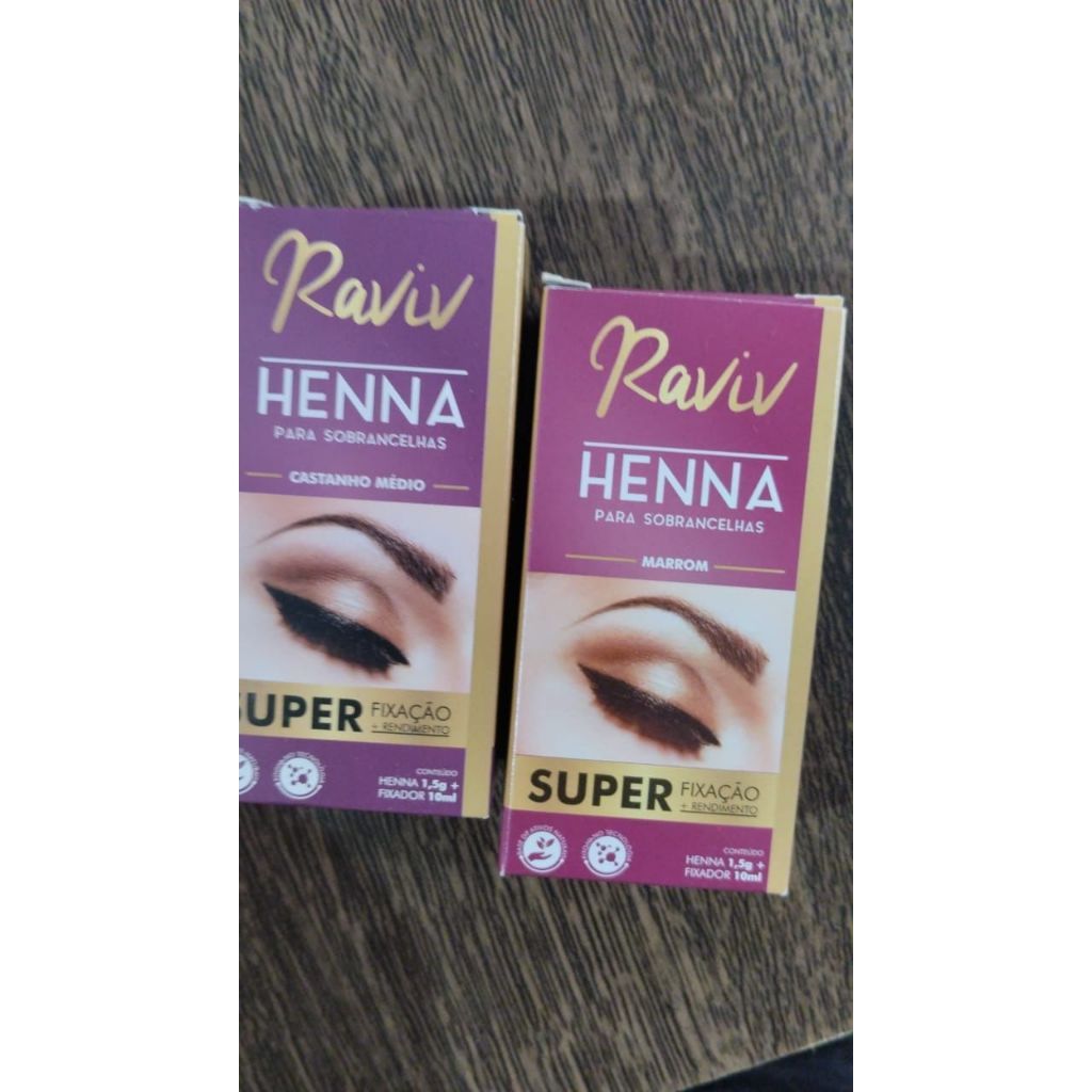 Kit Design Henna Sobrancelhas Profissional Completo N13