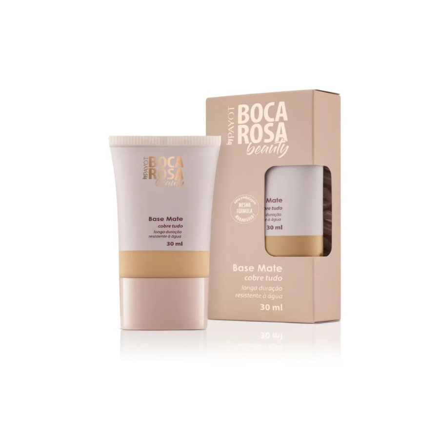 Base mate Boca Rosa Beauty By Payot Aproximando-se da data