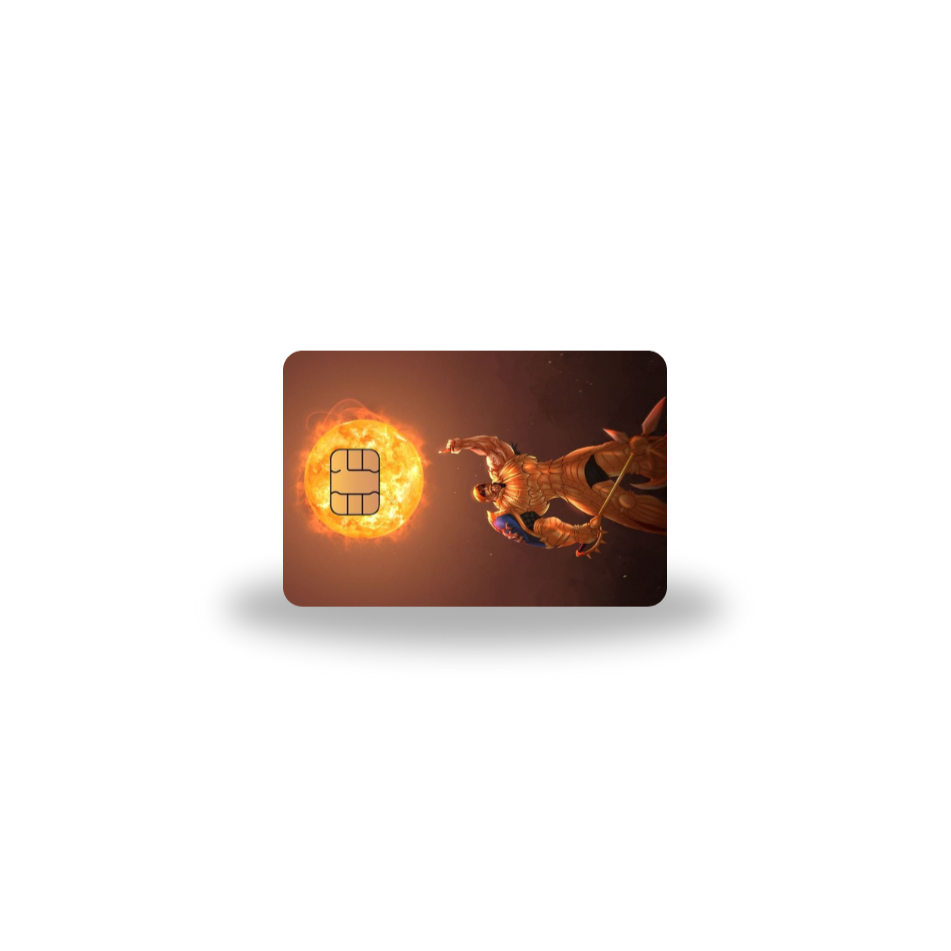 Película Adesiva Skin Card Para Cartão Debito Crédito Nanatsu no Taizai 7 Pecados